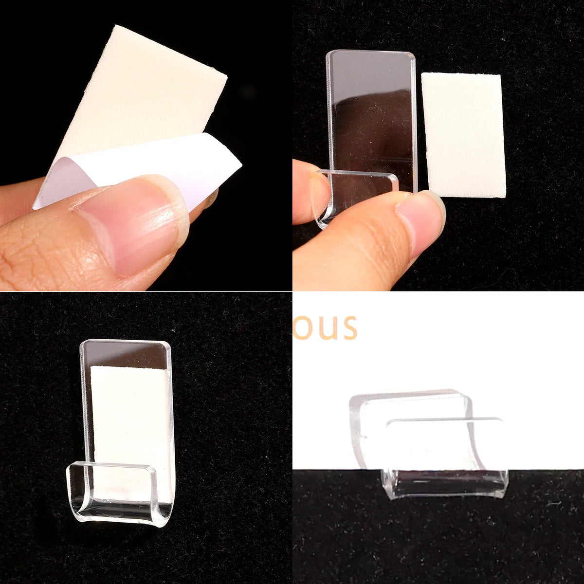 Self Adhesive Acrylic Vinyl Record Holder for Wall Display