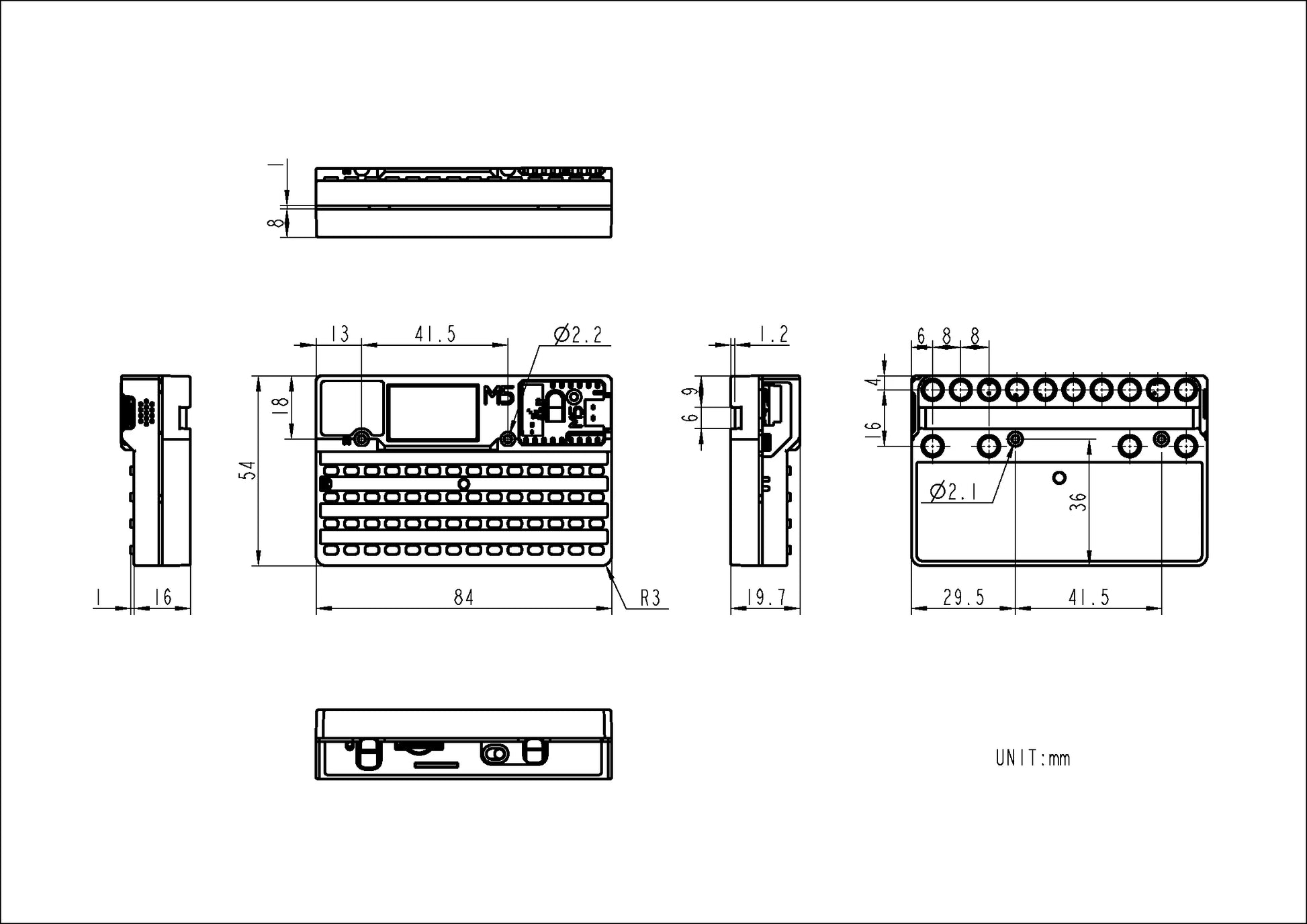 M5Stack Cardputer ADV new Version v1.1 StampS3A Development Board Portable Computer 1.14 Inch 56Key Keyboard Card Microcontrolle
