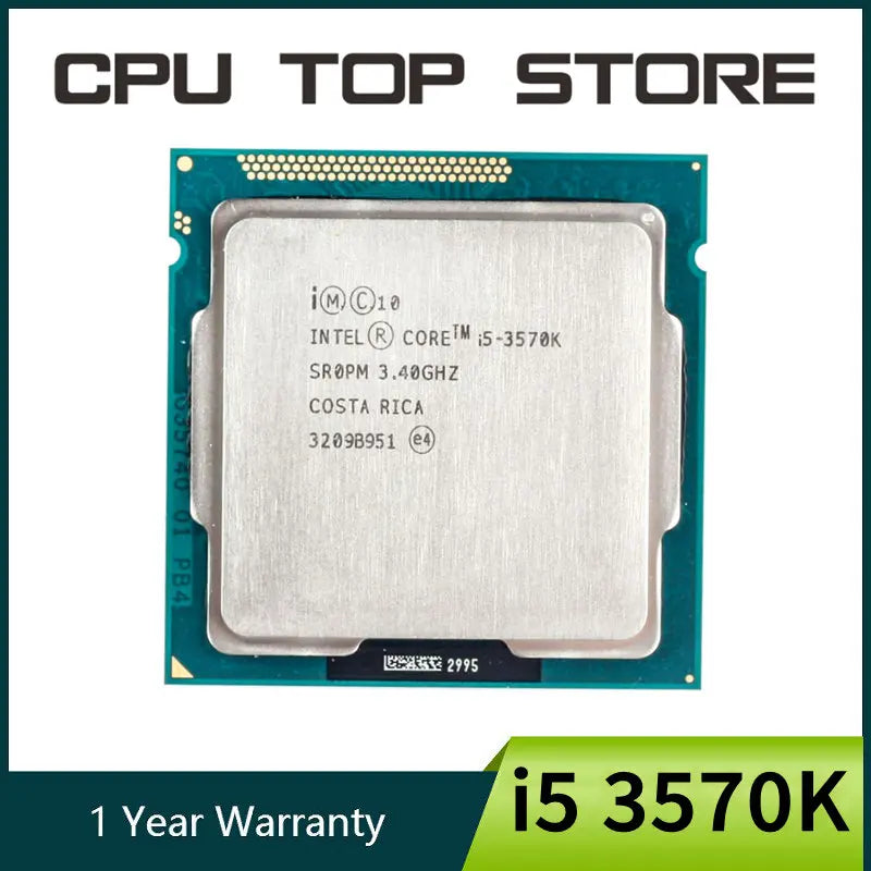 Intel Core i5-3570K 3.4GHz Quad-Core CPU Processor LGA 1155 for Desktop PC – High Performance and Reliable