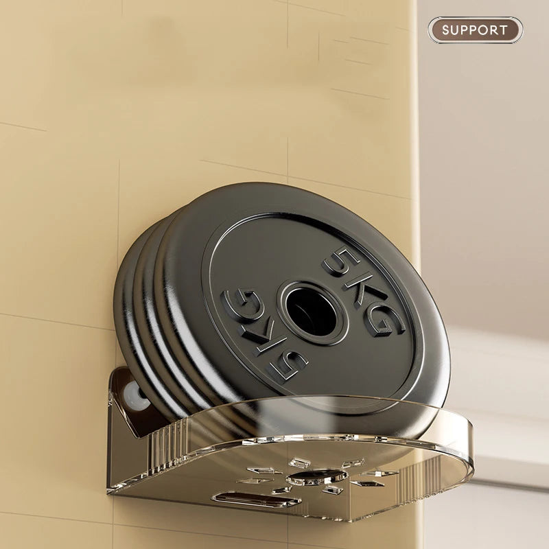 Small Self Adhesive Wall Shelf for Bedroom Cable Storage