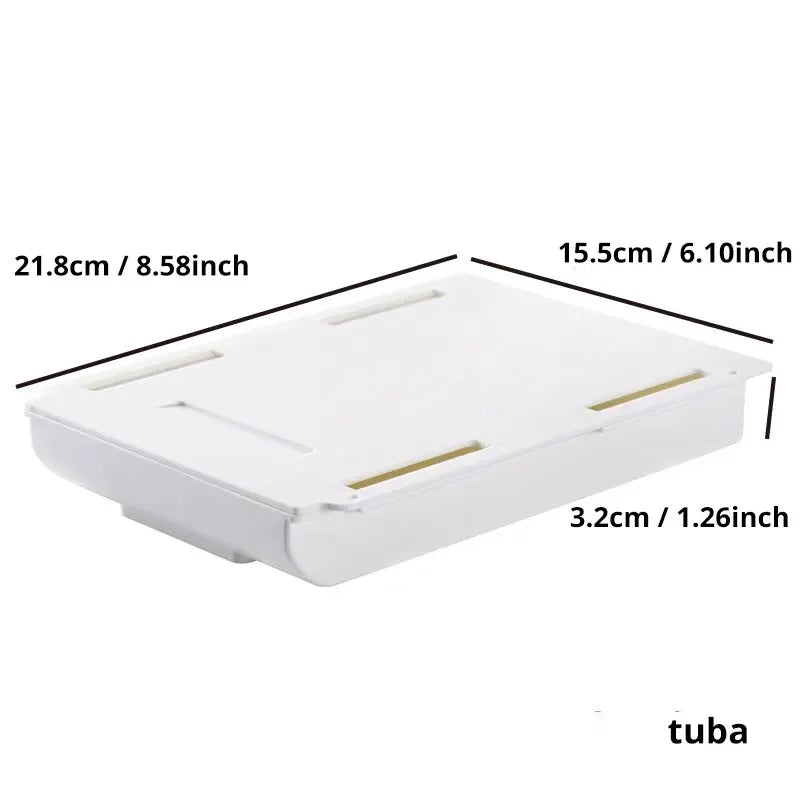 Self Adhesive ABS Under Desk Drawer for Office Stationery