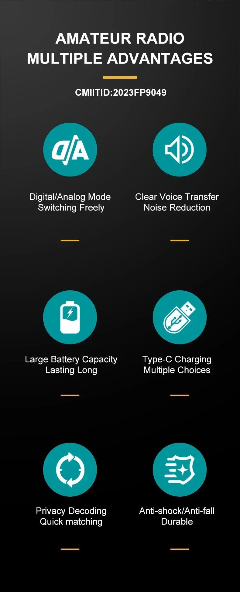 Radtel RT-4D DMR Radio Digital Walkie Talkie Dual Mode Analog Two Way Radio Dual Time Slot Ham Radio 1024 Channels - Dicrodelights