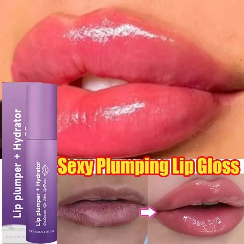 Instant Lip Plumping Essential Oil Nourishing Antiwrinkle Moisturising Sexy Lip Care Ultimate Plumping Lip Gloss Serum Cosmetics