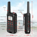 2pcs Baofeng F22 Mini Walkie Talkies - Long Range, Waterproof, Rechargeable, Kids Two-Way Radio with Type-C Charging for Camping & Outdoor Adventures - Dicrodelights