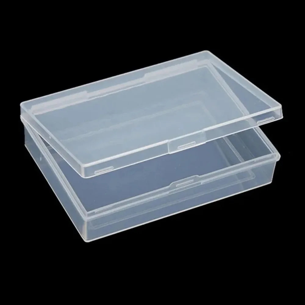Clear Plastic Playing Card Storage Box for Game Cards