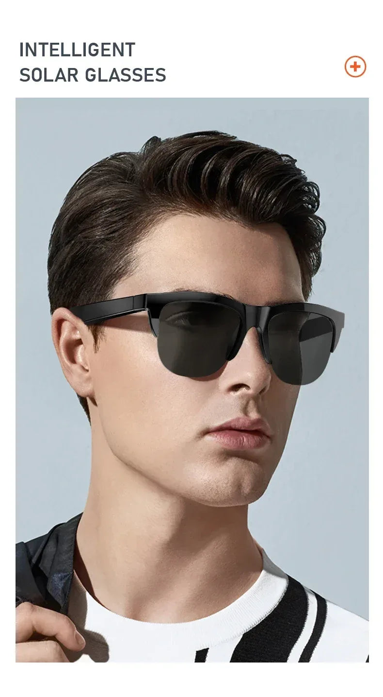 Smart Bluetooth Audio Sunglasses with Mic & UV Protection