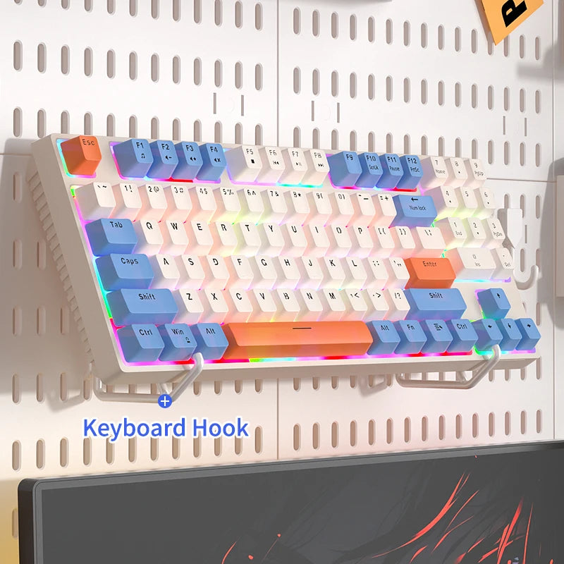 Modular Desk Pegboard Wall Storage for Office Accessories