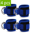1/2/4Pcs Cable Ankle Straps Double D-Ring Adjustable Ankle Cuffs Gym Workouts Glutes Legs Strength Training Brace Support Sport 4pcs-5