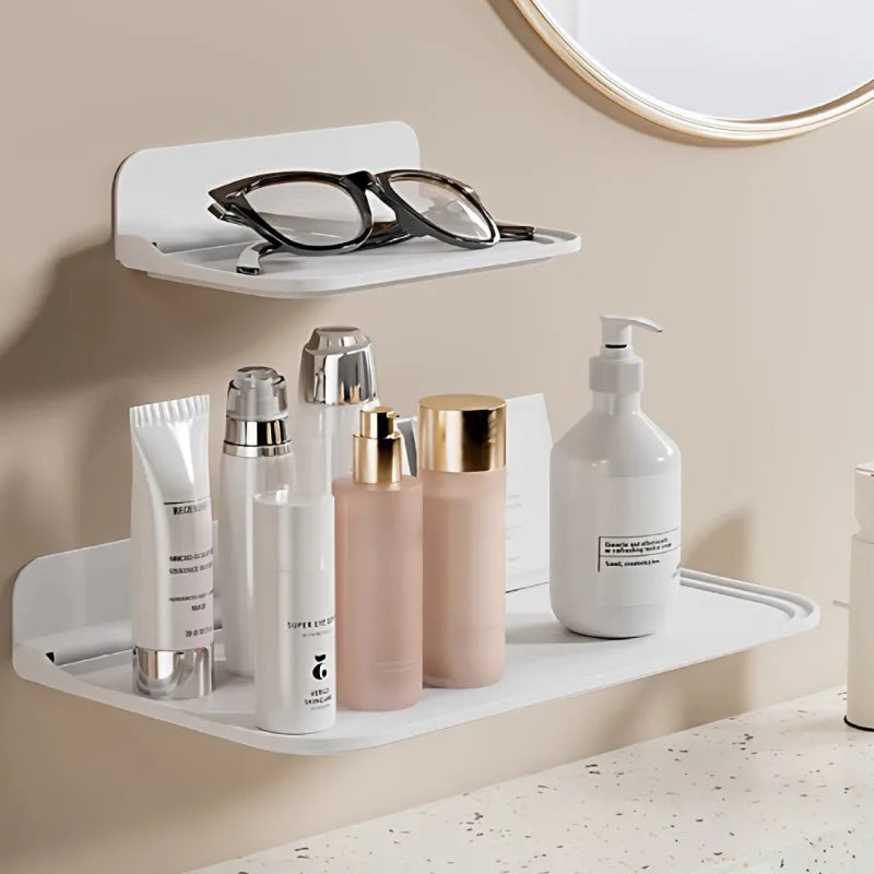 Foldable Wall Mounted Shelf for Bedside Phone and Glasses