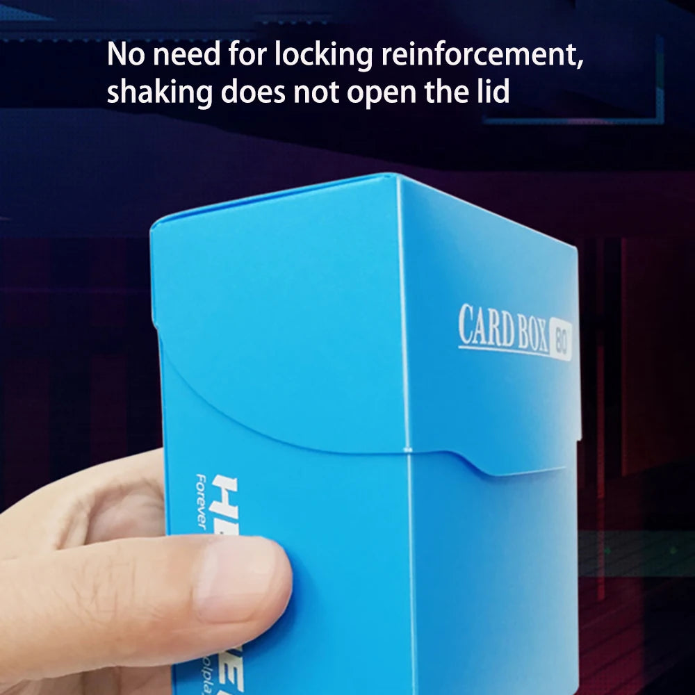 Trading Card Deck Box in PP with Fold Over Lid and Colour Options