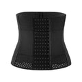 Waist Trainer Body Shaper Corset Shapewear Women 6-Row Hook and Eye Closure Double Tummy Control Belt Belly Waist Cinhcer black