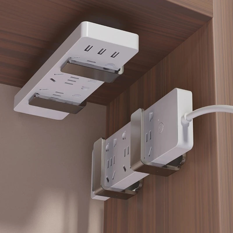Metal Wall Mounted Router Brackets for Bedroom Device Storage