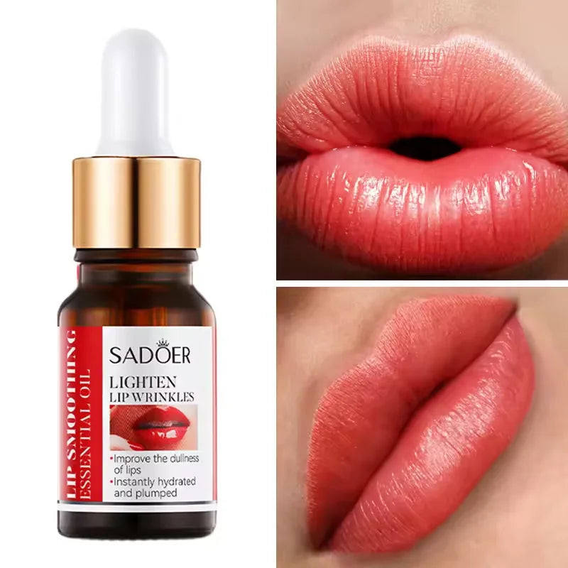 Lip Booster Plumping Serum Oil Hyaluronate Acid Moisturizing Sexy Enhancer Non-Irritating Brighten Fade Lines Plump Products Default Title