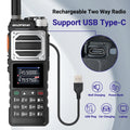 Baofeng UV-25 Air Band Walkie Talkie – Long Range UHF/VHF, Type-C Charging, 999CH, Wireless Frequency Copy, NOAA, Ham Radio - Dicrodelights
