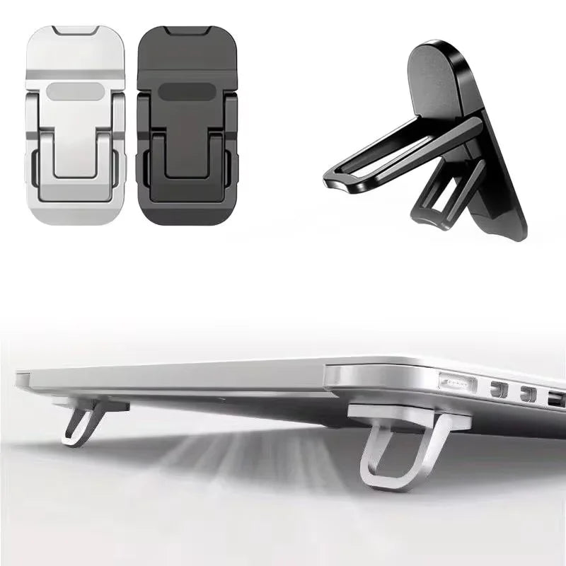 Self Adhesive Folding Laptop Feet for Adjustable Desk Use