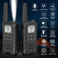 2pcs Baofeng F22 Mini Walkie Talkies - Long Range, Waterproof, Rechargeable, Kids Two-Way Radio with Type-C Charging for Camping & Outdoor Adventures - Dicrodelights