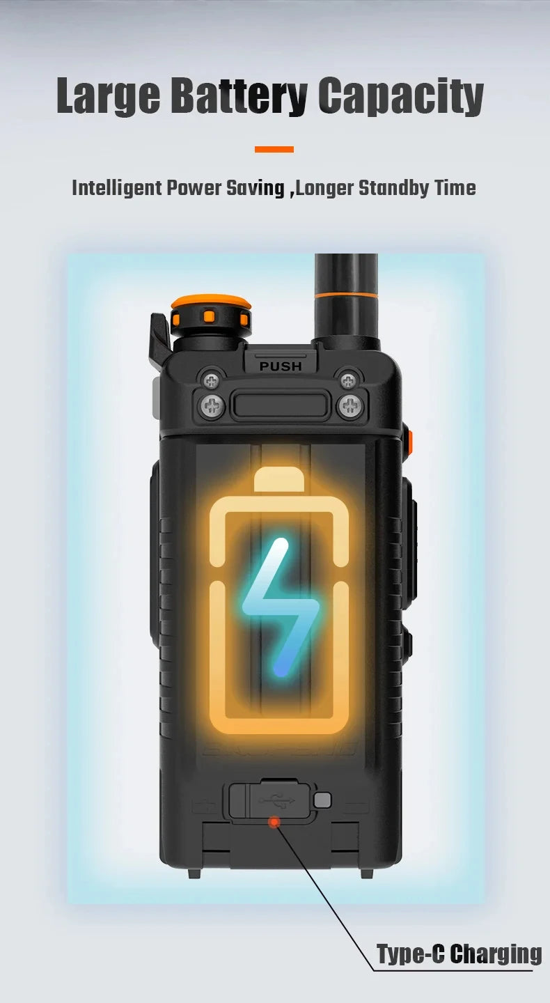 Baofeng UV K5 Plus 10W Tri Band Long Range Ham Radio