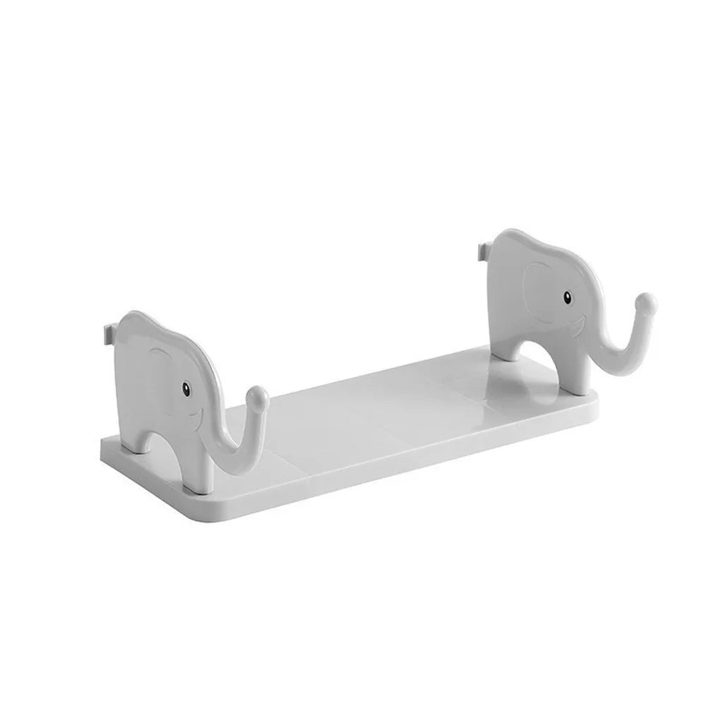 Elephant Wall Mounted Shelf for Bedside Accessory Storage