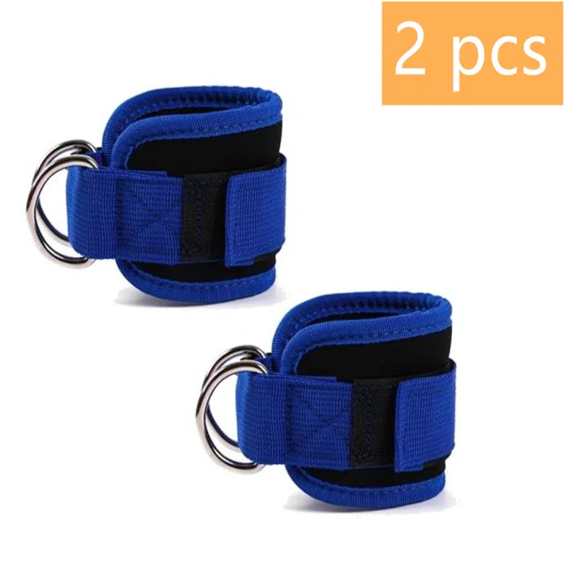 1/2Pcs Fitness Ankle Straps Adjustable D-Ring Support Cuffs Gym Leg Strength Workouts Pulley With Sports Guard Safety Abductors 2pcs-6