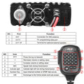TYT Walkie Talkie TH-8600 IP67 Waterproof Car Transceiver 2m 70cm Dual Band Amateur Mini Mobile Radio 25Watt 200 Memory Channels