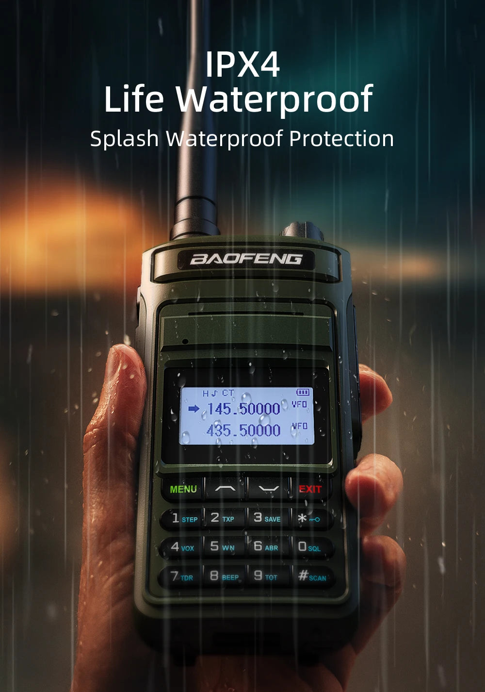 Baofeng Walkie Talkie P15UV Air Band FM/AM Long Range Wireless Copy Frequency NOAA Multi-Bands Two Way Radio Type-C Ham Radios - Dicrodelights