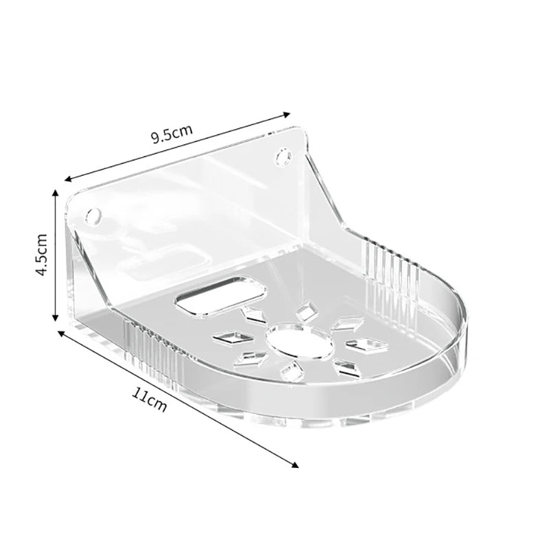 Small Self Adhesive Wall Shelf for Bedroom Cable Storage