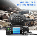 TYT Walkie Talkie TH-8600 IP67 Waterproof Car Transceiver 2m 70cm Dual Band Amateur Mini Mobile Radio 25Watt 200 Memory Channels