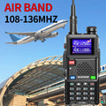 Baofeng UV-5RH 10W Walkie Talkie Long Range Ham Radio Type-C Charging Air Band Two-Way Wireless Transceiver - Dicrodelights