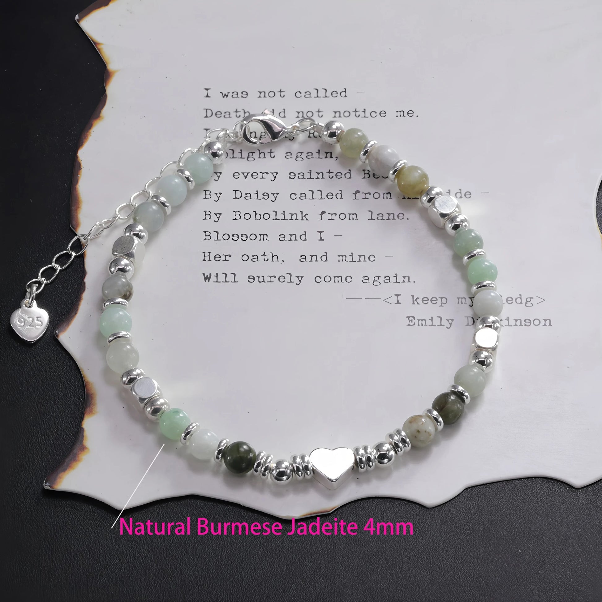 VENTFILLE 925 Sterling Silver Double Love Heart Hollow Round Beads Bracelet Female Fashion Romantic Jewelry Classic Adjustable YC166