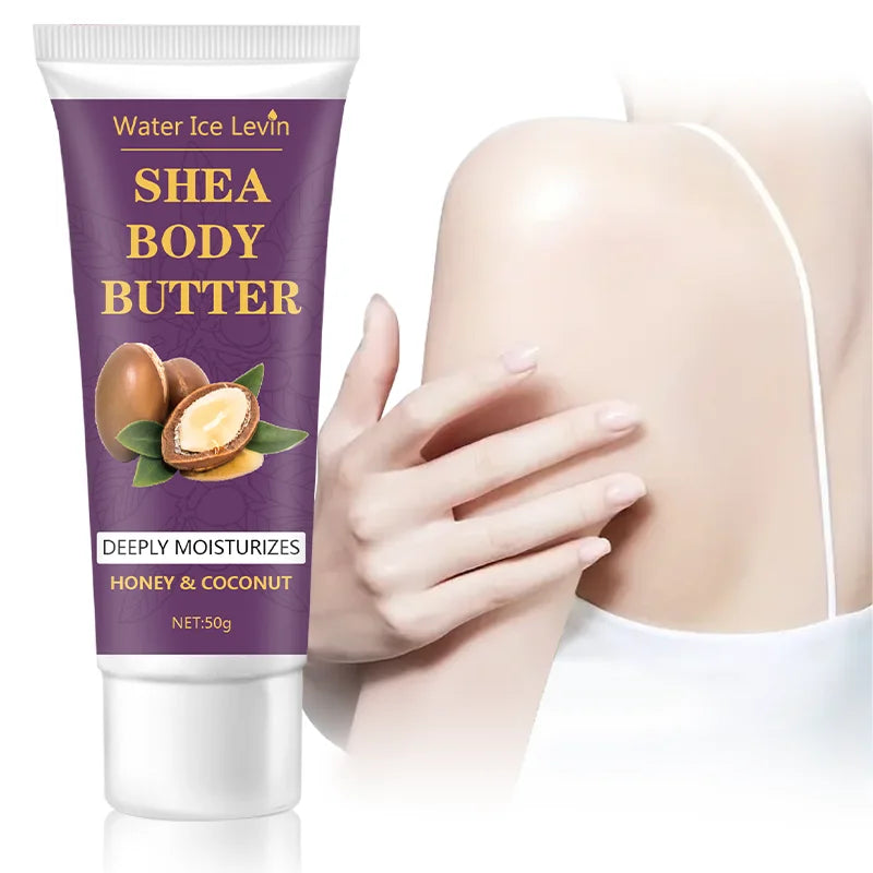 24H Shea Butter Body Cream for Dry Skin – Deep Moisturizing, Firming & Elasticity Repair Cream for Cracked Skin
