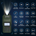 Baofeng Walkie Talkie P15UV Air Band FM/AM Long Range Wireless Copy Frequency NOAA Multi-Bands Two Way Radio Type-C Ham Radios - Dicrodelights