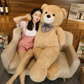 Giant 105cm Soft Teddy Bear Plush Toys White&Pink&Brown Bear Super Big Hugging Pillow Animal Cushion Children Birthday Gift