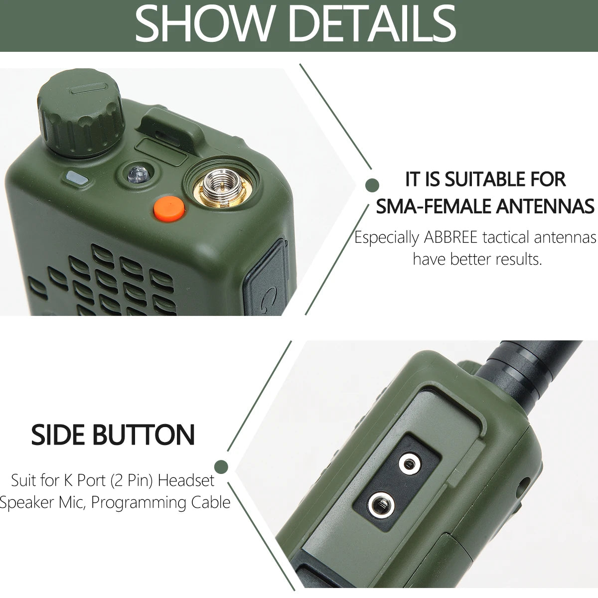 Baofeng AR 152 Tactical Ham Radio – Long Range, High Power Walkie Talkie (10km Range) - Dicrodelights