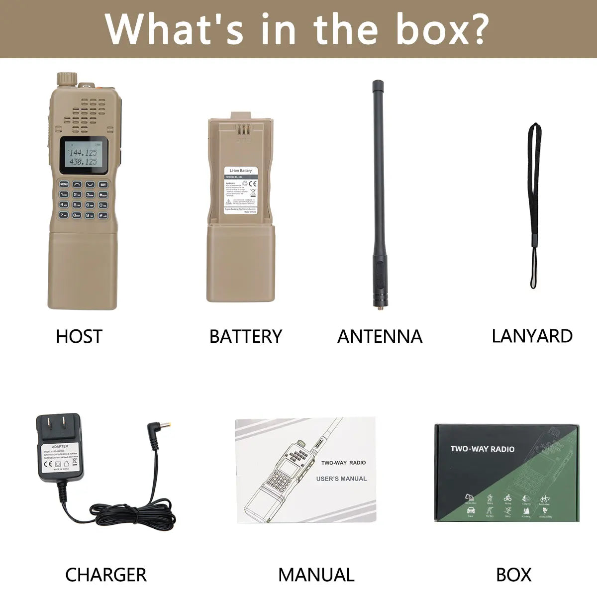 Baofeng AR 152 Tactical Ham Radio – Long Range, High Power Walkie Talkie (10km Range) - Dicrodelights