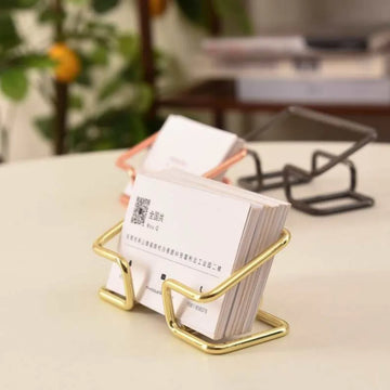 Metal Business Card Holder for Desks and Reception Areas