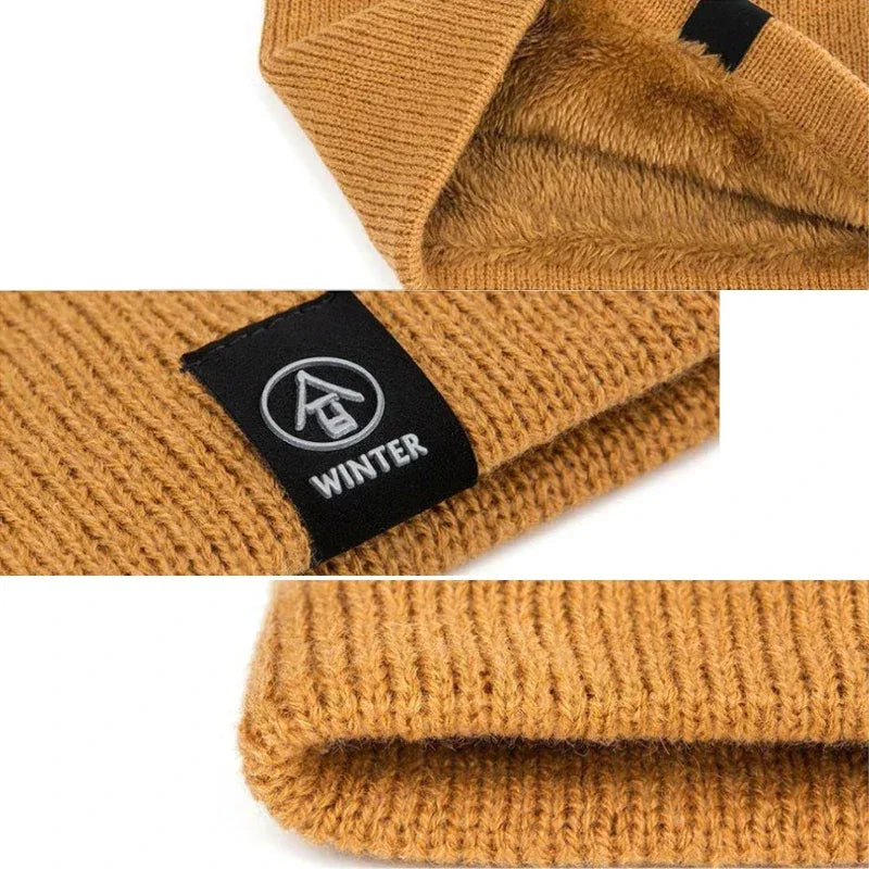 Neck Gaiter Winter Scarf – Warm Knit Windproof Tube Scarf