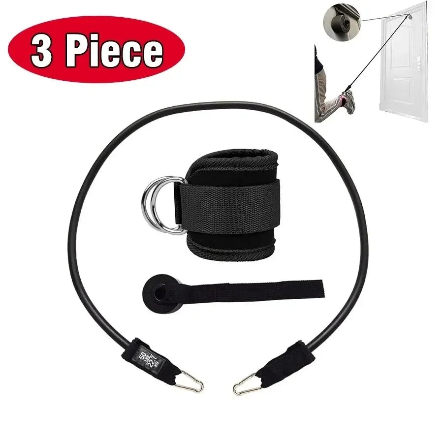 1/2Pcs Fitness Ankle Straps Adjustable D-Ring Support Cuffs Gym Leg Strength Workouts Pulley With Sports Guard Safety Abductors