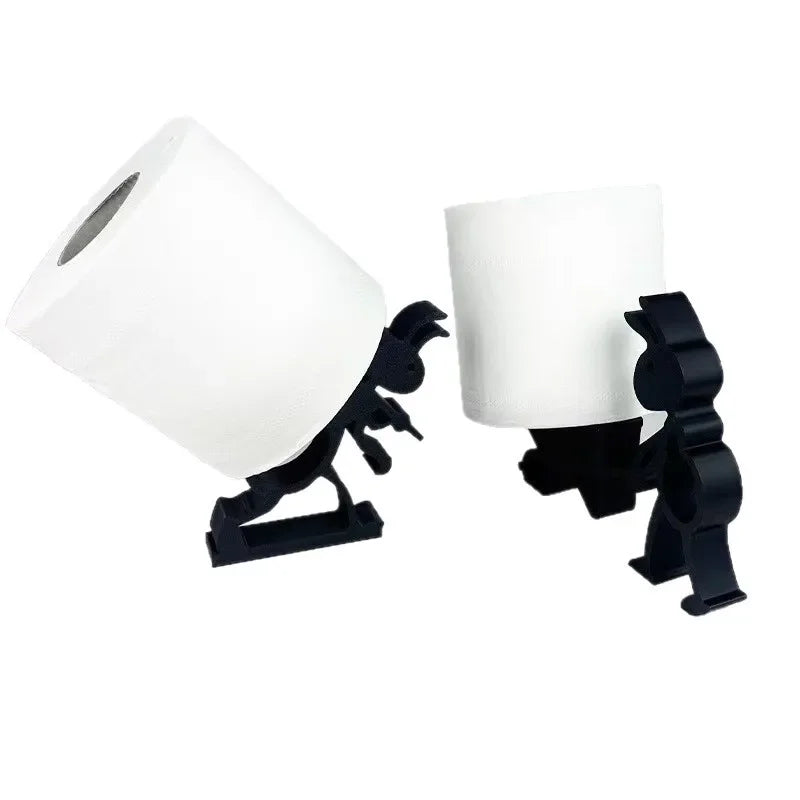 Plastic Ant Toilet Roll Holder in Two Freestanding Designs