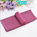 1-10pcs Cooling Towel Instant Relief Microfiber Cool Towels Chilling Neck Wrap Ice Cold Rags Sports Fitness Camping Hiking 1pcs-3