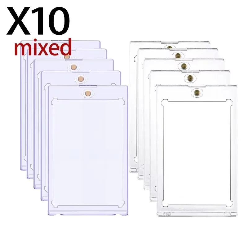 Acrylic Magnetic Trading Card Holder for 35PT Cards 10 Mixed