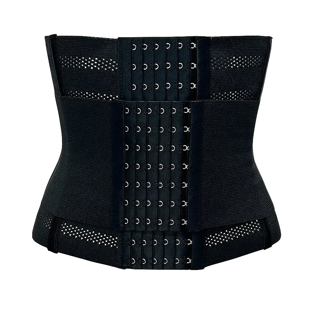 Waist Trainer Body Shaper Tummy Control Slimming Sheath Flat Belly Reductive Shapewear Women Corset Belts Black