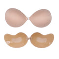 1/2Pcs Sexy Women Invisible Push Up Bra Self-Adhesive Silicone Bust Front Closure Sticky Bra Black Skin Backless Strapless Bra Group 6