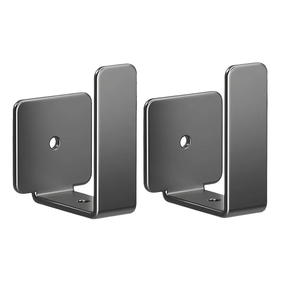 Stainless Steel Wall Router Brackets for Bedroom Storage 2pcs