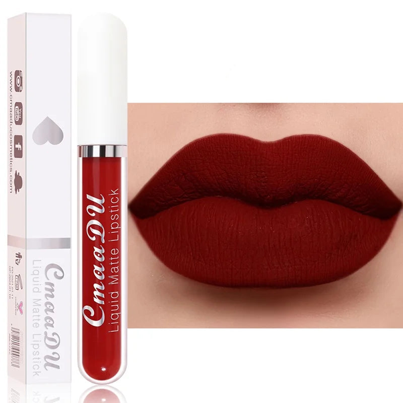 Long-Lasting Velvet Matte Liquid Lipstick for Women