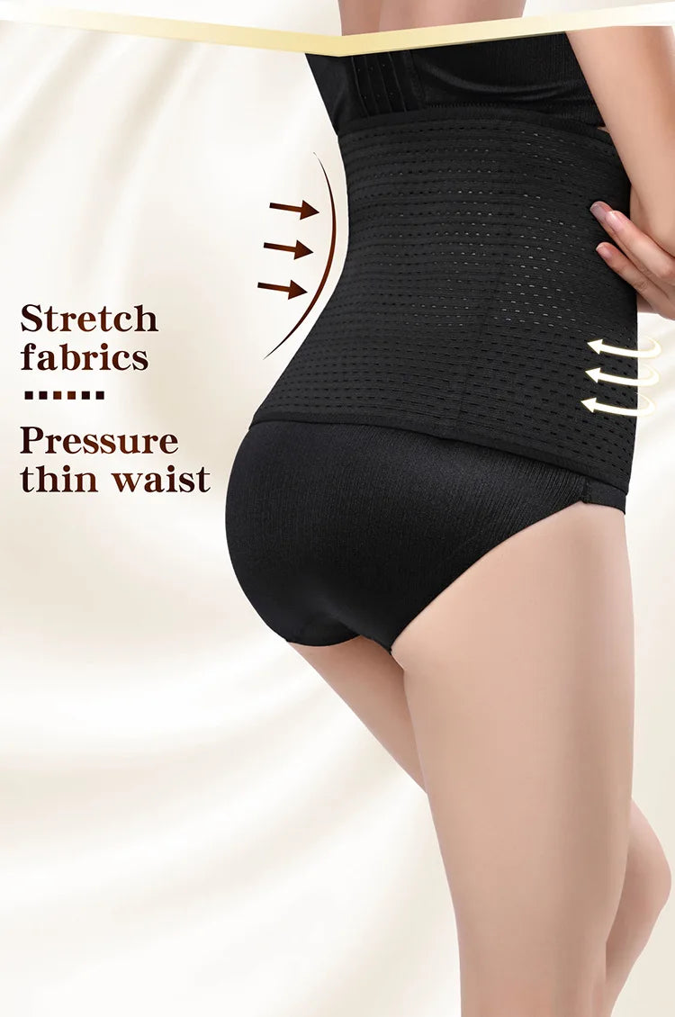 Women and Men XS~6XL Slimming Body Shaper Waist Trainer Belt Corset Abdomen Belly Tummy Control Fitness Compression Shapewear