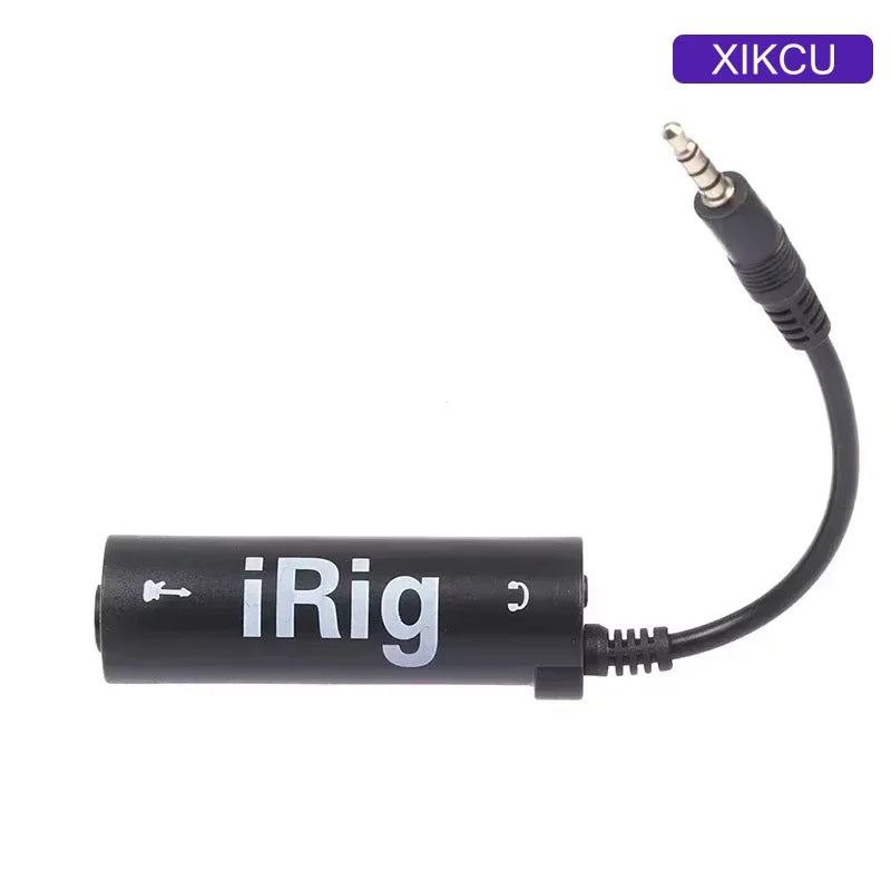 Hot Guitar Interface I-Rig Converter Replacement Guitar for Phone Guitar Audio Interface Guitar Tuner Guitar Line Irig Converter One size