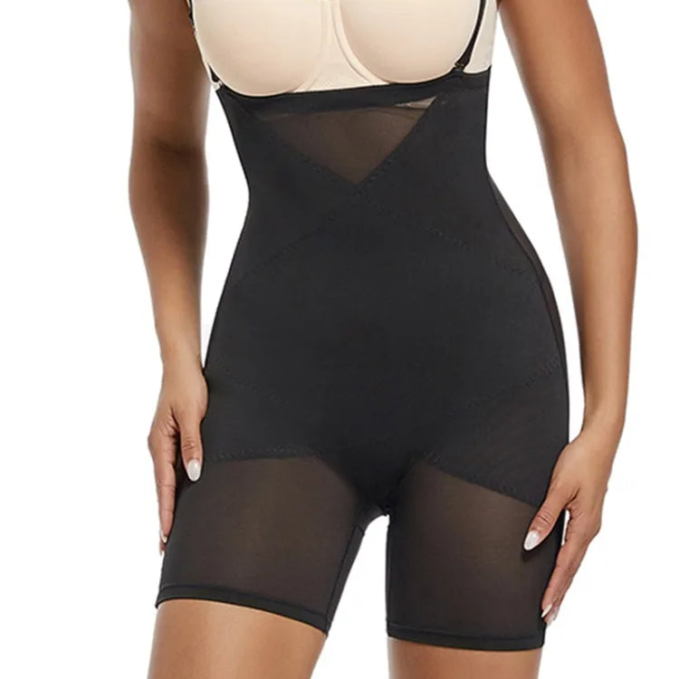 Light Shapewear Bodysuit Body Shaper Women Belly Sheath Waist Trainer Reductive Slimming Underwear Thin Breathable