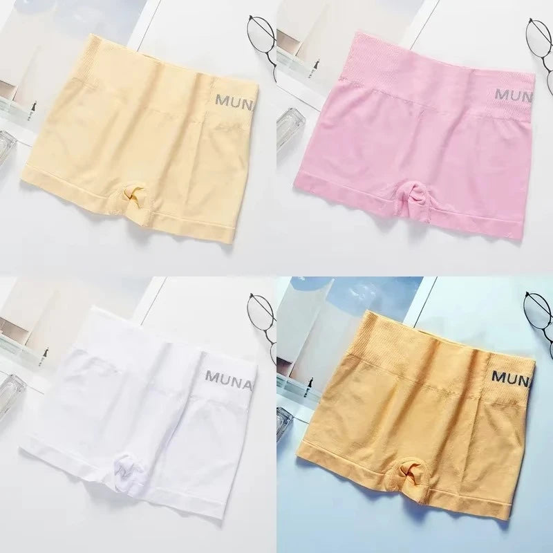 1/4Pcs Women's Seamless Safe Short Short Tight for Women Safety Pants Under Shorts Women Legging Shorts Style Boxer String Femme Mix 08 4PCS 45-85kg