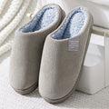 NEW Women's Men's Casual Thick Soft Bottom Home Slippers Household Plush Slippers Anti-slip Thermal Slippers Indoor Winter Flats