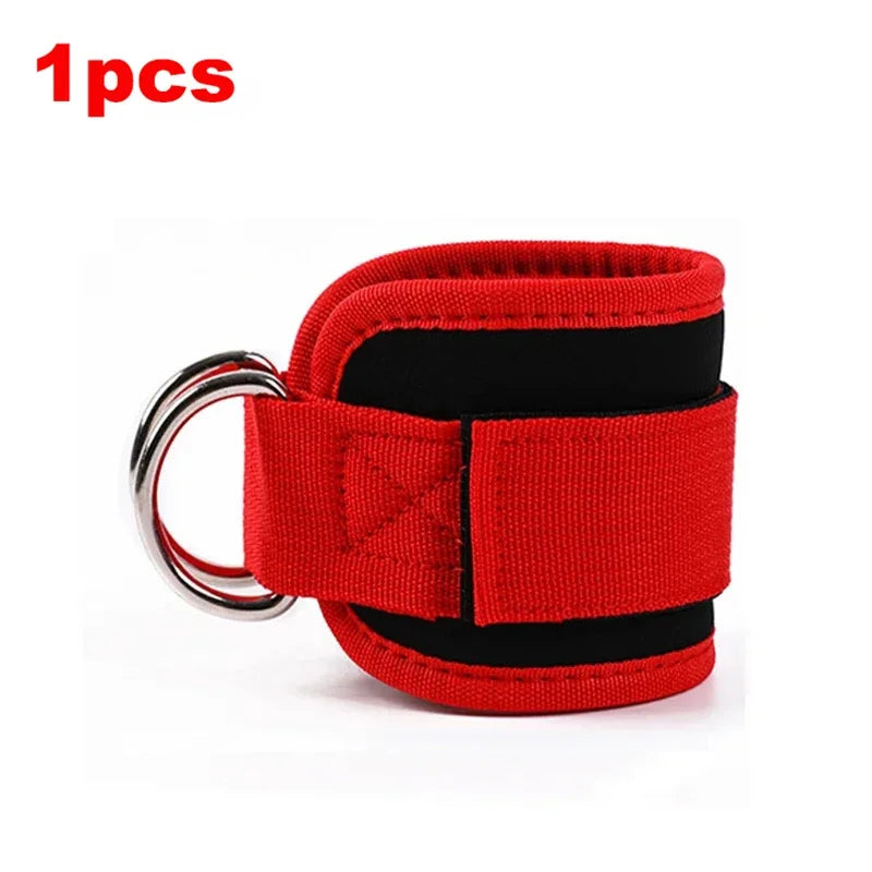 1/2/4Pcs Cable Ankle Straps Double D-Ring Adjustable Ankle Cuffs Gym Workouts Glutes Legs Strength Training Brace Support Sport
